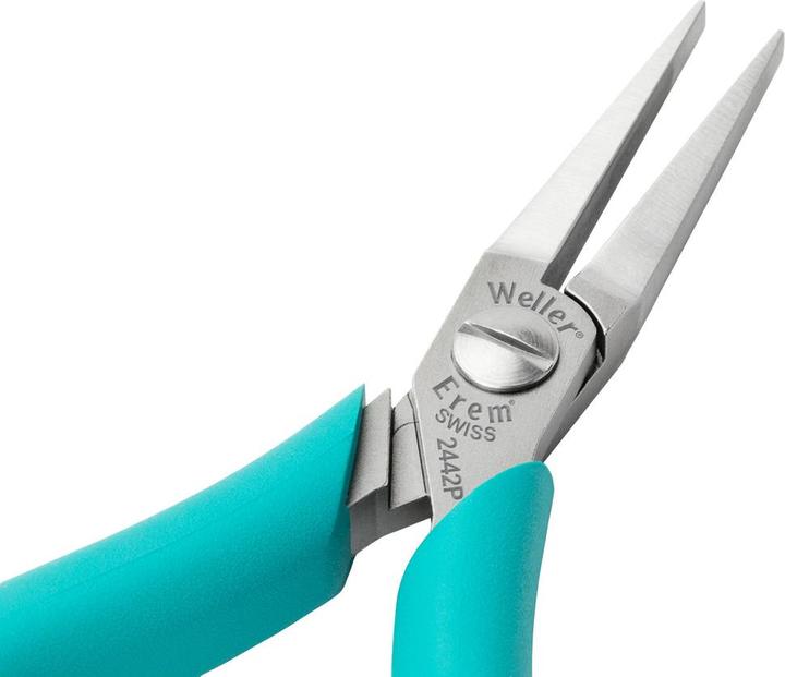 Produktbild Weller Erem Flachzange 2442P, feine Backen, ESD (146 mm)