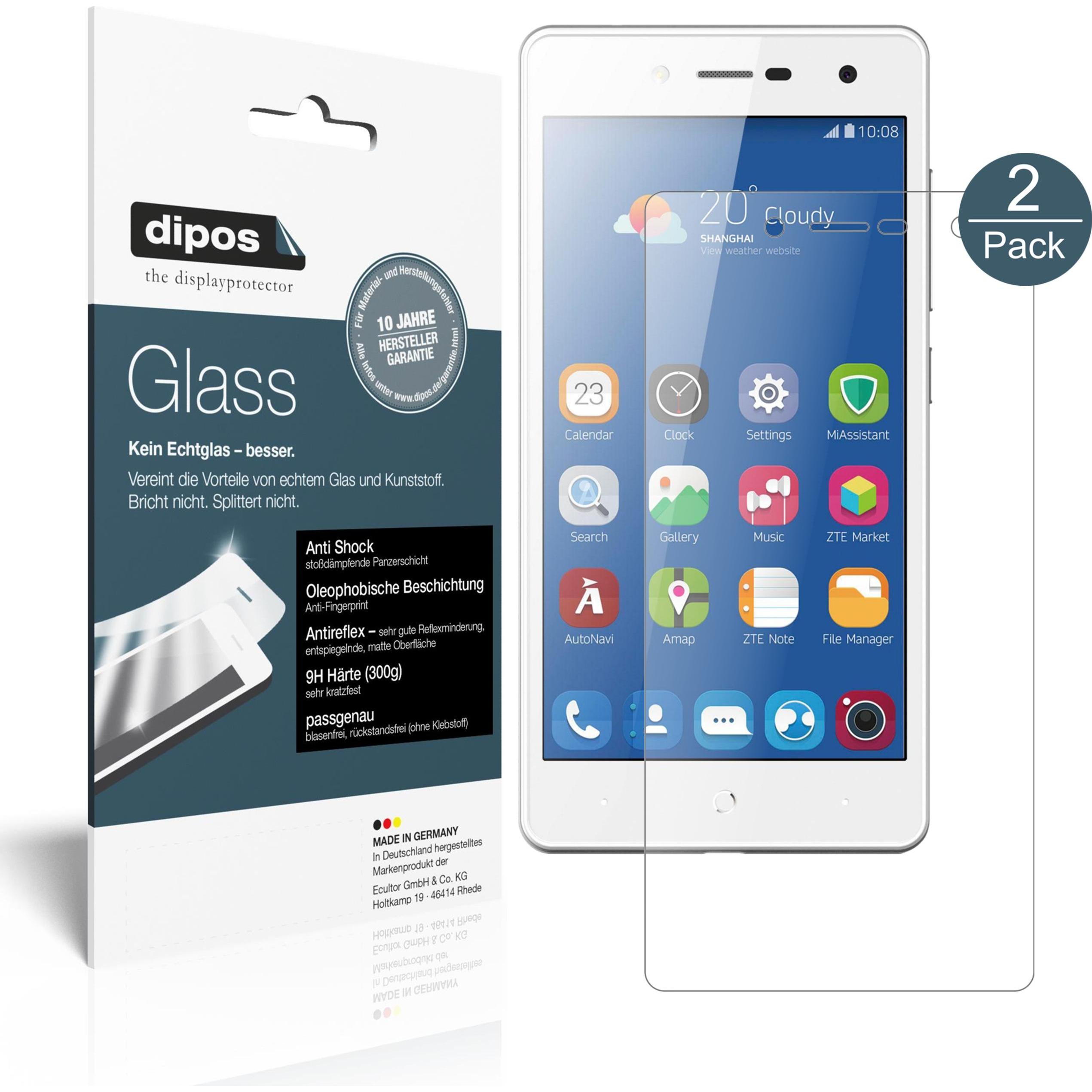 Dipos Displayschutz Anti-Shock (1 Stück, ZTE Blade L7), Smartphone Schutzfolie, Transparent