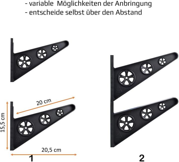 Produktbild 4boarder Wand-Halterung (Ski Halterung)