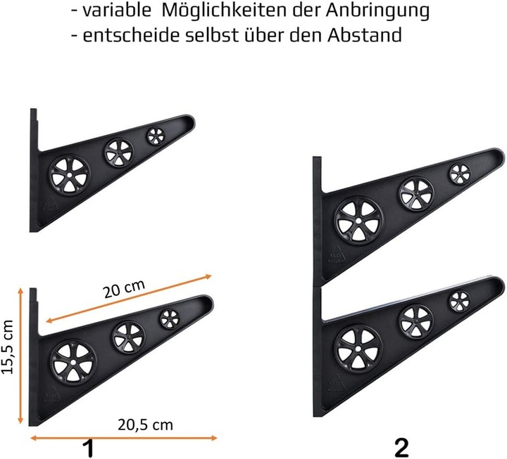 Produktbild 4boarder Wand-Halterung (Ski Halterung)