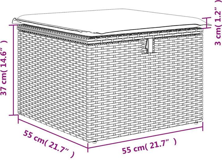 Produktbild vidaXL Garten Sofagarnitur
