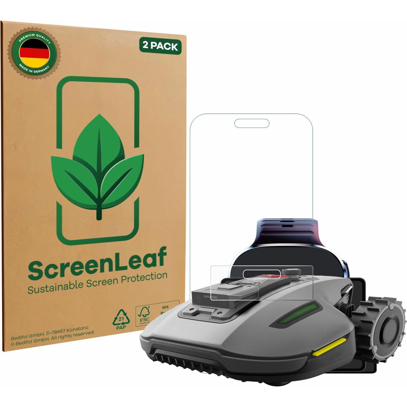 ScreenLeaf Pellicola protettiva, Proteggi Schermo Sostenibili, Clear, Antigraffio, Pellicola protettiva del dispositivo