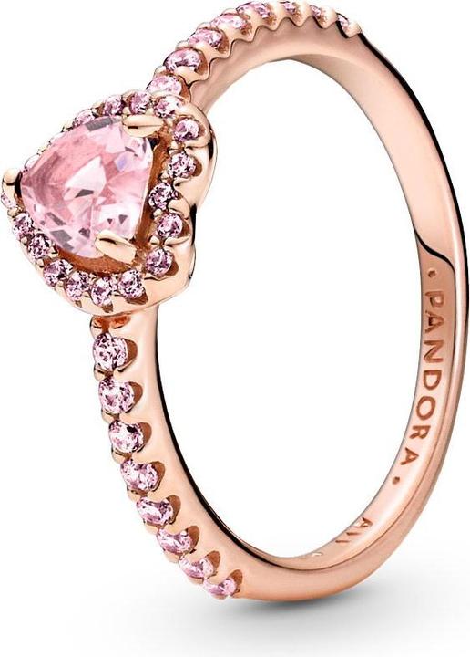 Pandora Anello a cuore scintillante in oro rosa 14k