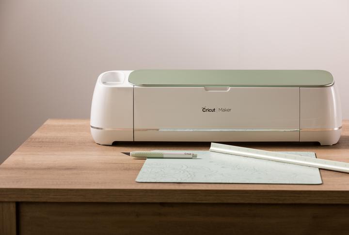 Actual product image Cricut TrueControl cutting mat, Mint Anti-Roll-Designs knives