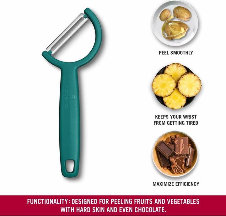 Produktbild Victorinox Rho-Schäler, gerade, einschneidig, grün