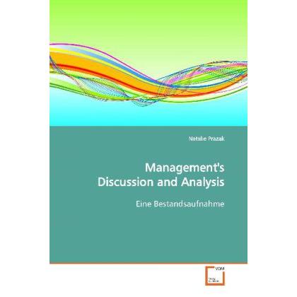 Management's Discussion and Analysis, Fachbücher