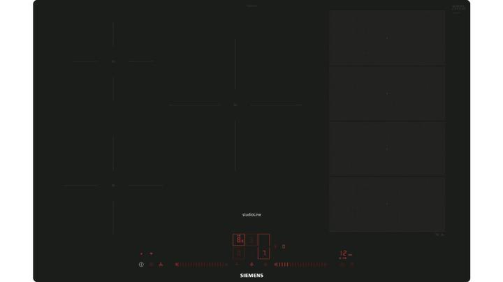 Produktbild Siemens EX807LVV5E iQ700 Induktionskochfeld 80 cm Schwarz flächenbündig (integriert)