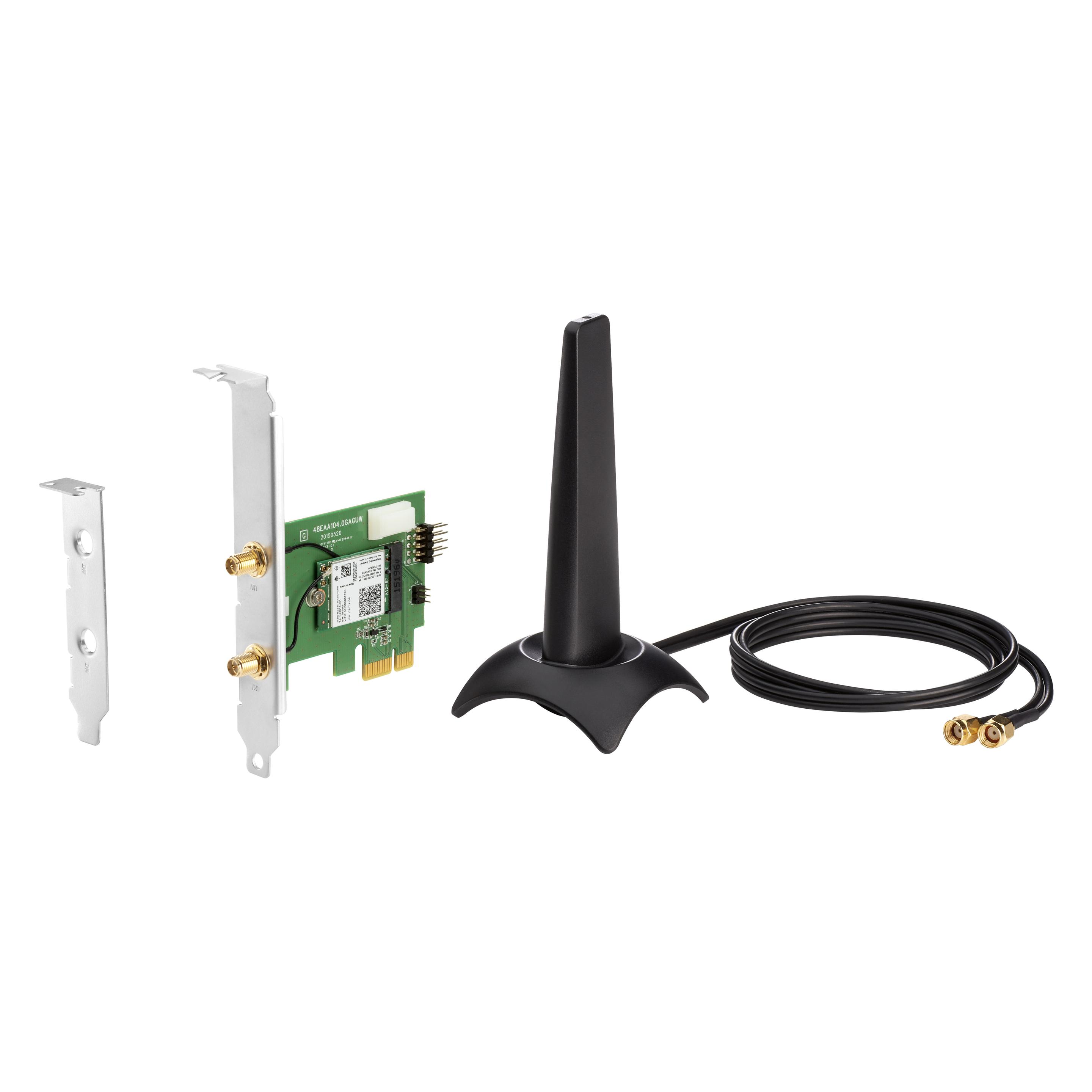 HP Intel AX210 Wi-Fi6EnvP+BT5.2w/EXTAntWLAN, Netzwerkkarte, Silber