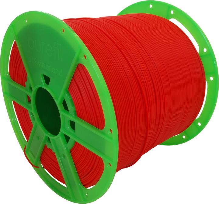 Actual product image Purefil Filament (PLA, 1.75 mm, 2500 g, Red)
