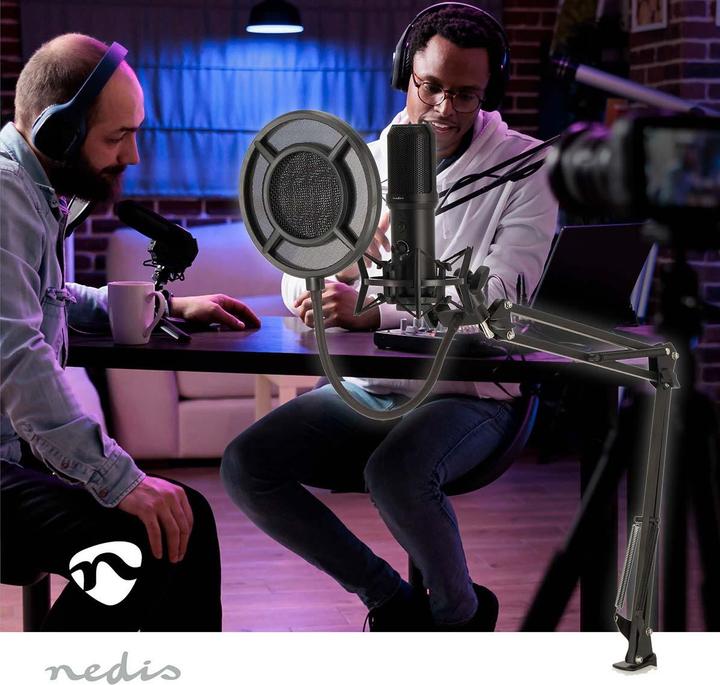 Immagine prodotto Nedis Microfono da gioco | Utilizzato per: Desktop / Notebook | USB Tipo-A | Interruttore On/Off | Filtro