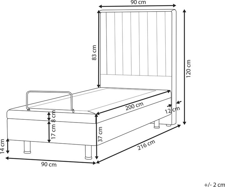 Image du produit Beliani Duke Ii (90 x 200 cm)