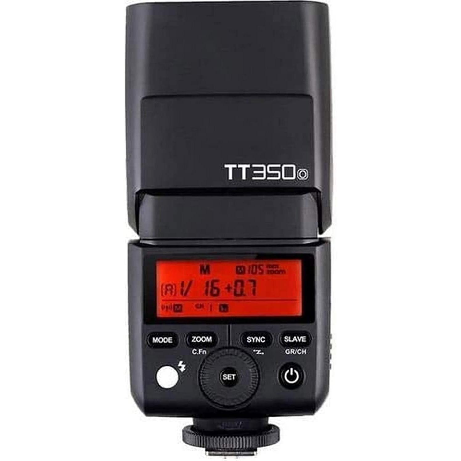 Godox TT350N (Attacco del flash, Nikon), Flash, Nero