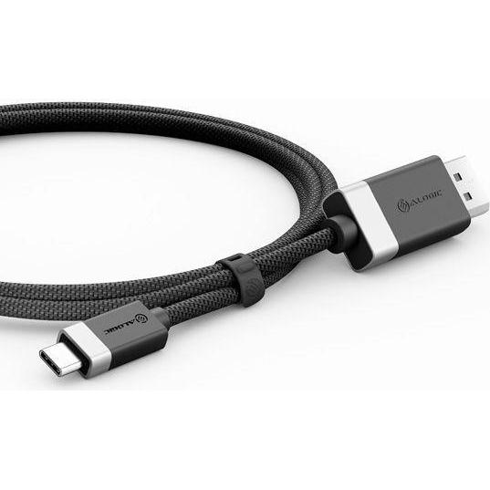 Thumbnail - Alogic FUSCDP2M, 2 m, USB Typ-C, DisplayPort, Männlich, Männlich, Gerade (2 m, DisplayPort), Video Kabel