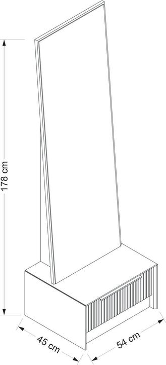 Image du produit Skye Decor Kale (54 x 45 x 178 cm)