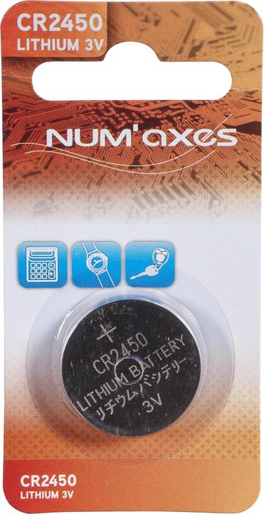 Produktbild Num'axes CR2450 (CR2450, 600 mAh)