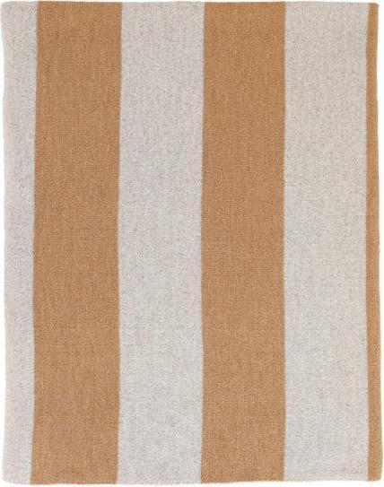Ooh Noo - Amber Baby Blanket - Brown & Sand - 75x95 cm (95 x 75 cm)