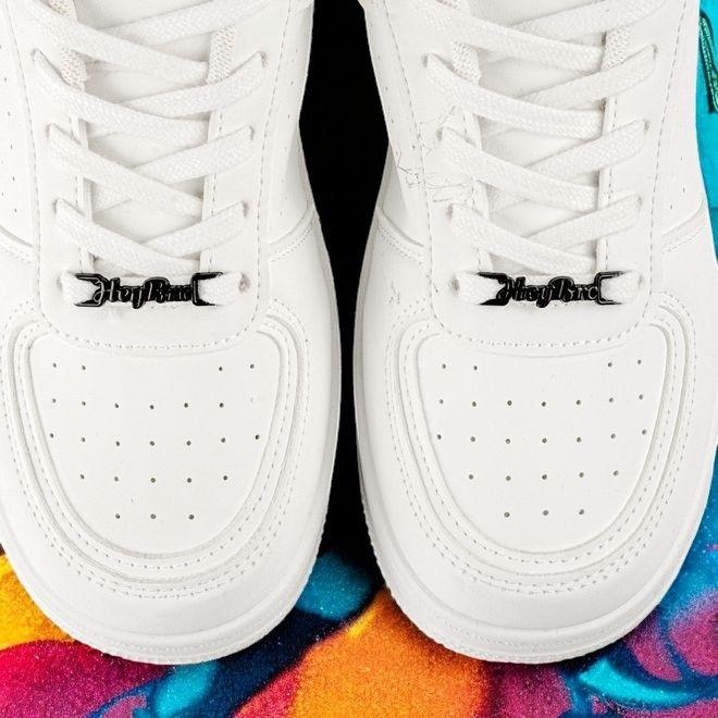 Actual product image LaceGodZ 1 Paar "Hey Bro" Schnürsenkel Clips (3.76 cm)