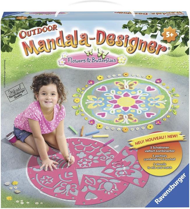 Ravensburger Mandala extérieur Fleurs & Papillons (Multicolore)