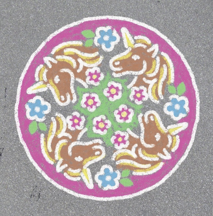 Produktbild Ravensburger Mandala-Designer - Outdoor Fantasy Horses (Mehrfarbig)