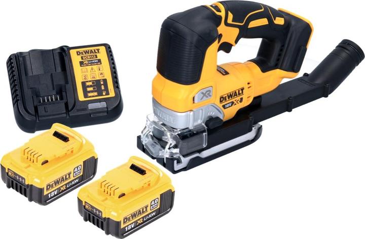Produktbild DeWalt DCS 334 M2 Akku Pendelhub Stichsäge 18 V Brushless + 2x Akku 4,0 Ah + Ladegerät
