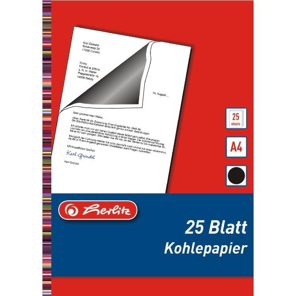 Immagine prodotto Herlitz Carta carbone (25 x, A4)