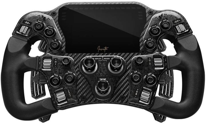Produktbild Asetek SimSports Invicta Formula Lenkrad, 4,3-Zoll-LCD, USB-C - Black on Black Edition (PC)