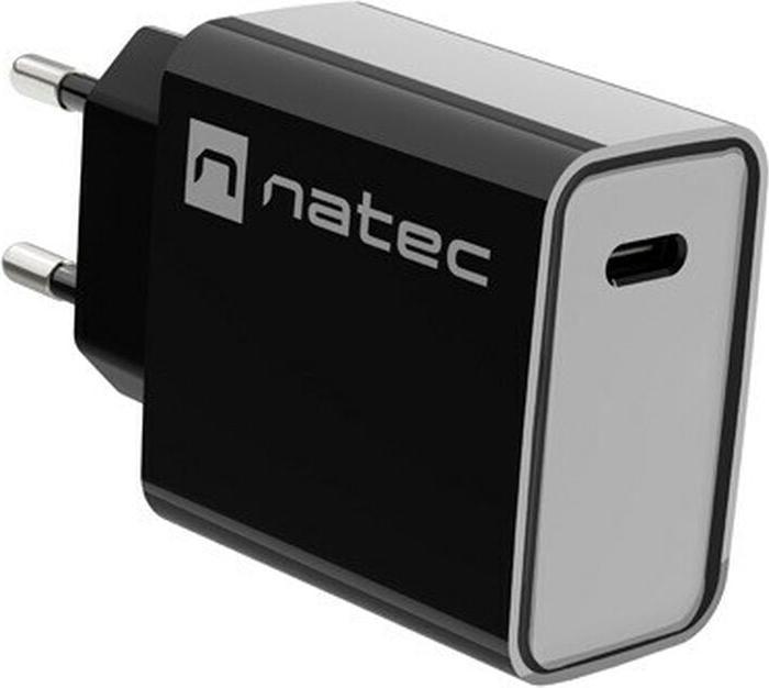 Produktbild Genesis Natec ładowarka Sieciowa Ribera USB-C 20w Power Delivery Czarna Nuc-2060 (20 W)