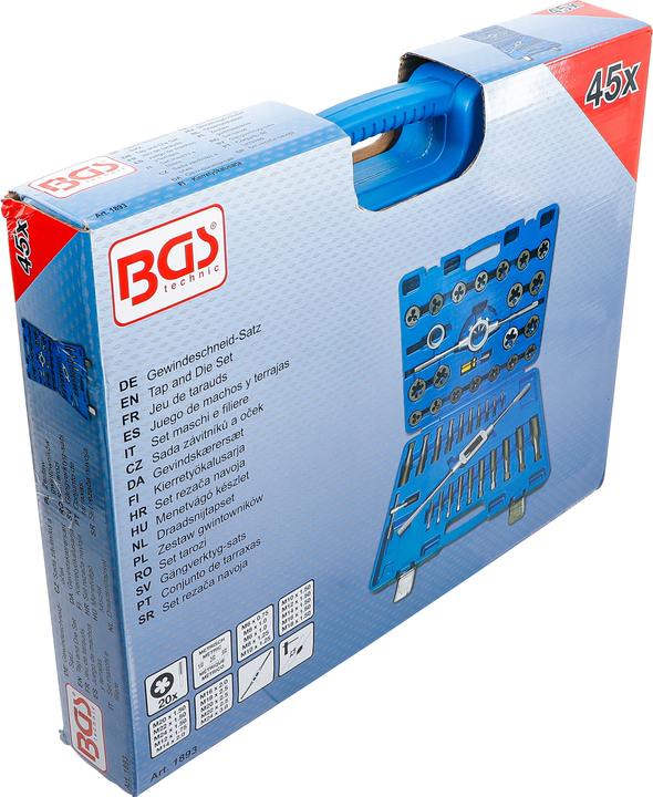 Actual product image BGS Thread cutting set