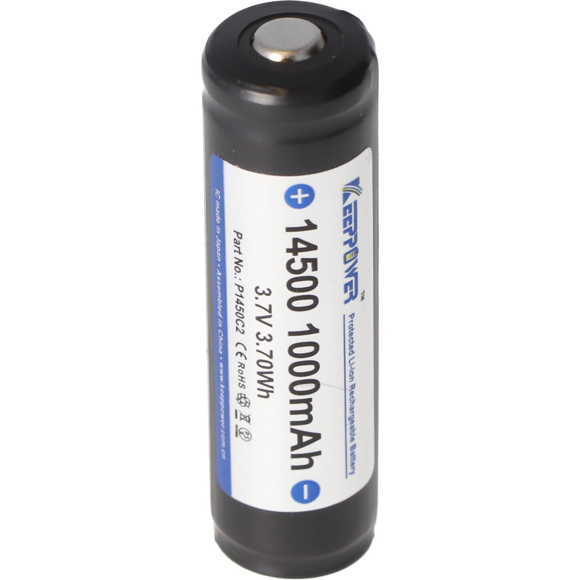 Keeppower 14500 (14500, 1000 mAh), Batterien + Akkus