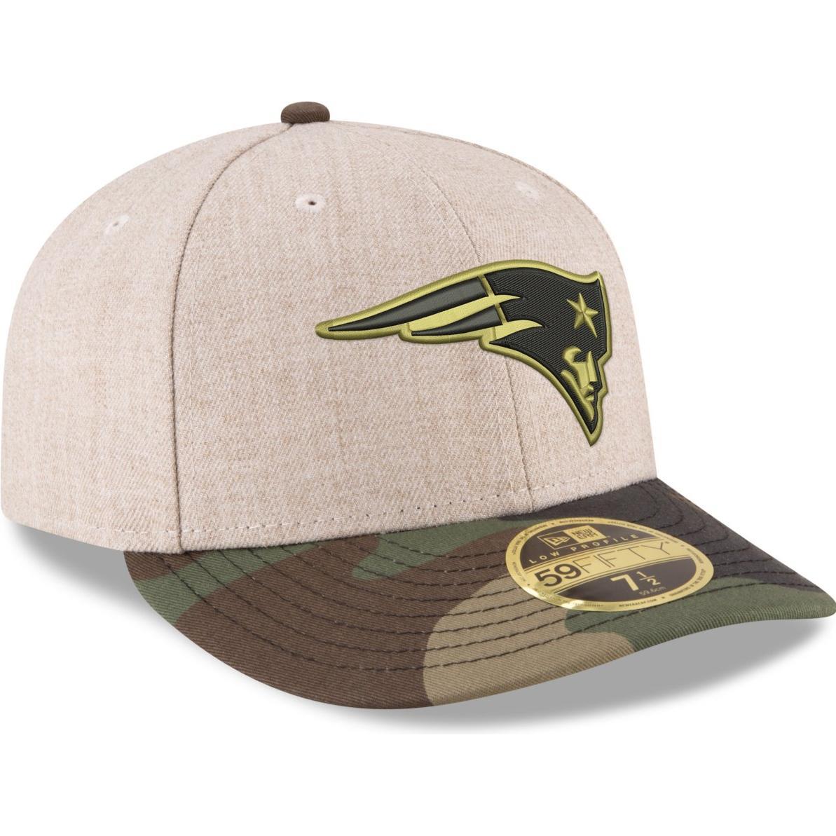 Thumbnail - New Era, Herren, Cap, 59Fifty LP Fitted Cap - New England Patriots - 7 5/8, Beige, (7 5/8)