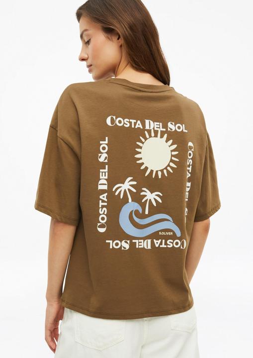 Produktbild s.Oliver Oversized Baumwoll-T-Shirt mit Print (32)