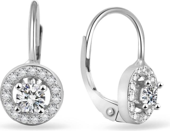Immagine prodotto Beneto Orecchini scintillanti in argento con zirconi AGUC2700 (L)