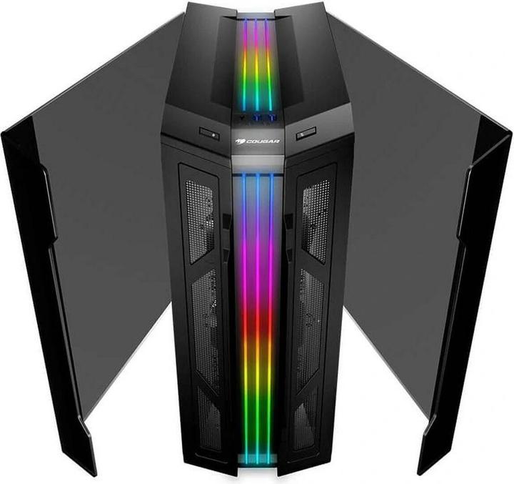 Produktbild Cougar Boitier Moyen Tour ATX Gemini T Pro RGB avec panneaux vitrés (Noir) (ATX, mATX, Mini-ITX, SSI CEB)