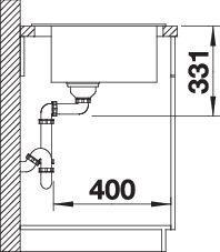 Actual product image Blanco Pleon 6 (Top-mounted sink, 51 cm, 61.50 cm)