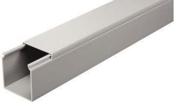 Actual product image RS PRO Grey Cable Trunking, W50 mm x D50mm, L2m, P (Duct, 200 cm)