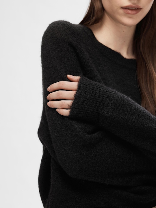 Image du produit Selected Femme Pull en laine à col ras du cou (XXL)