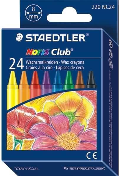 Actual product image Staedtler Noris 220 Wax Crayons (24 x)