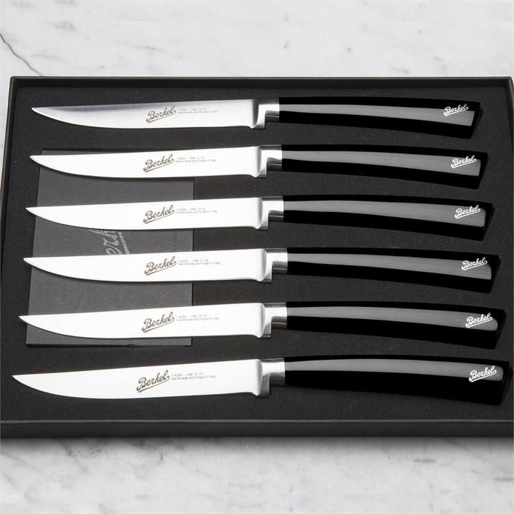 Productafbeelding Berkel Elegance Glossy Black Steak Set 6 stuks. (6 Pcs., Mes)