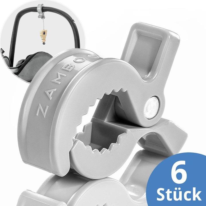 Actual product image Zamboo Kinderwagen-Ersatzteile Kinderwagen-Klammern 6 Stück