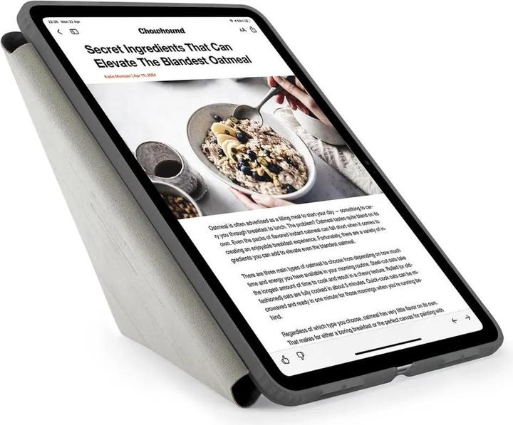 Actual product image Pipetto iPad Pro 13 Origami No1 Original Case - Grey (Apple iPad Pro 13 2024)