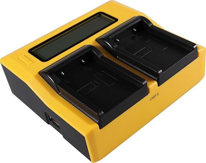 Image du produit Patona Chargeur USB double LCD pour Nikon EN-EL5 CoolPix 3700 3700 3700 4200 4200 5200 5200 (Chargeur de batterie d'appareil photo)