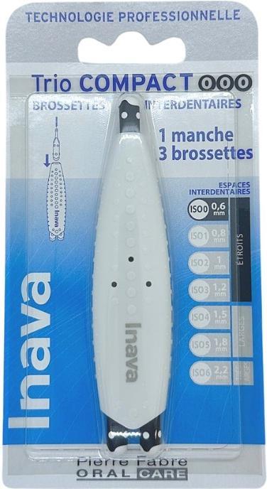 Actual product image Inava Trio Compact Interdental Brushes (0.60 mm)