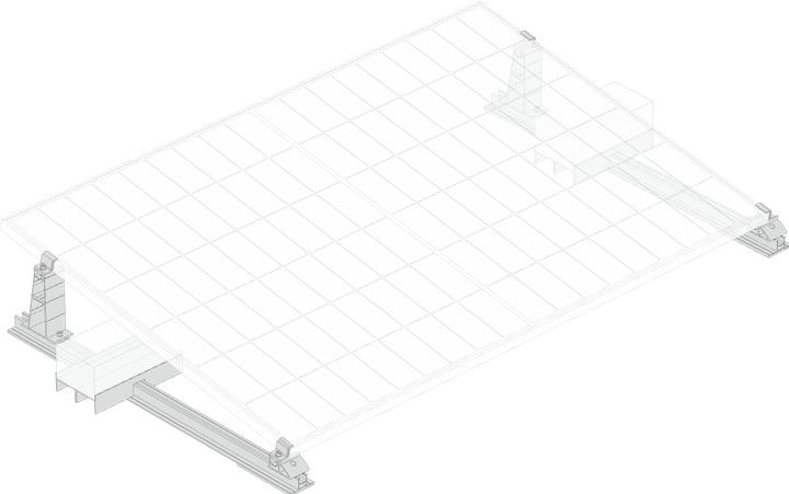 Produktbild EcoFlow Bracket for Flat Roof (Solaranlage Montagematerial)