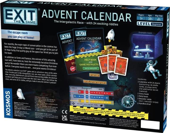 Produktbild Kosmos Advent Calendar: The Intergalactic Race (ENG)
