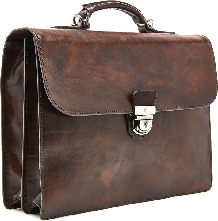 Actual product image Castelijn & Beerens Rien briefcase RFID leather 39.5 cm laptop compartment (17.32")