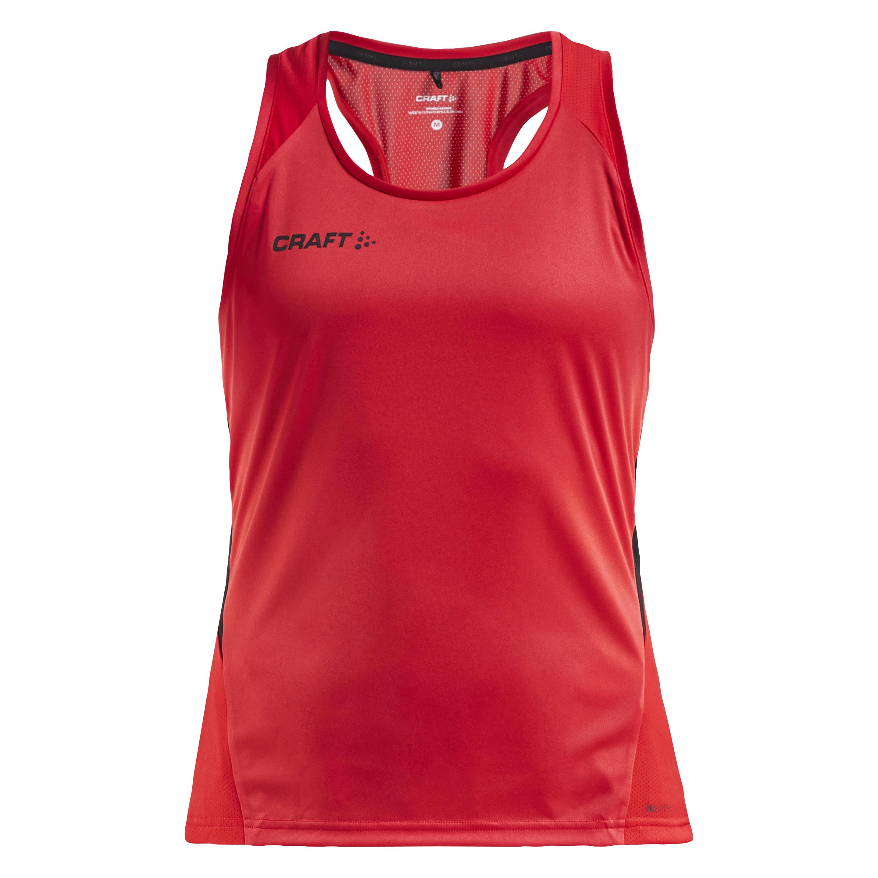 Craft, Damen, Sportshirt, Pro Control Impact Singlet Damen (S), Rot, S