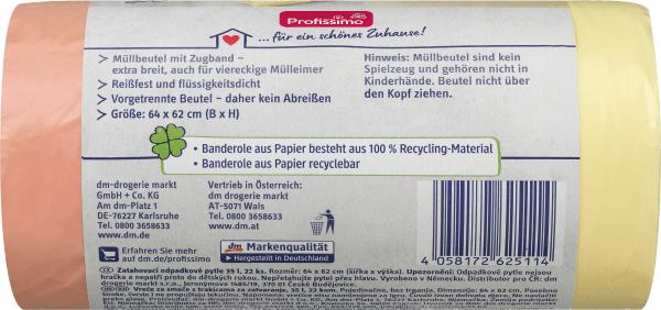 Immagine prodotto dm Profissimo Fodere per cestini (22 x, 35 l)
