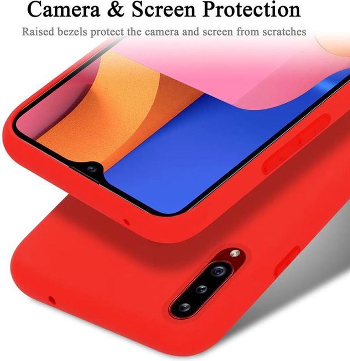 Actual product image Cadorabo TPU Liquid Silicone Case Cover (Samsung Galaxy A20s)