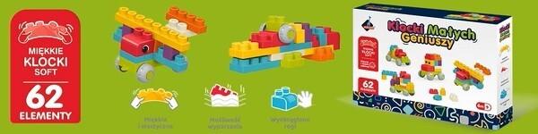 Immagine prodotto Askato Little Geniuses Weiche Blöcke, 62 Stück