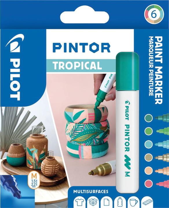 Image du produit Pilot Pintor Medium Set x6 Tropical (6x)